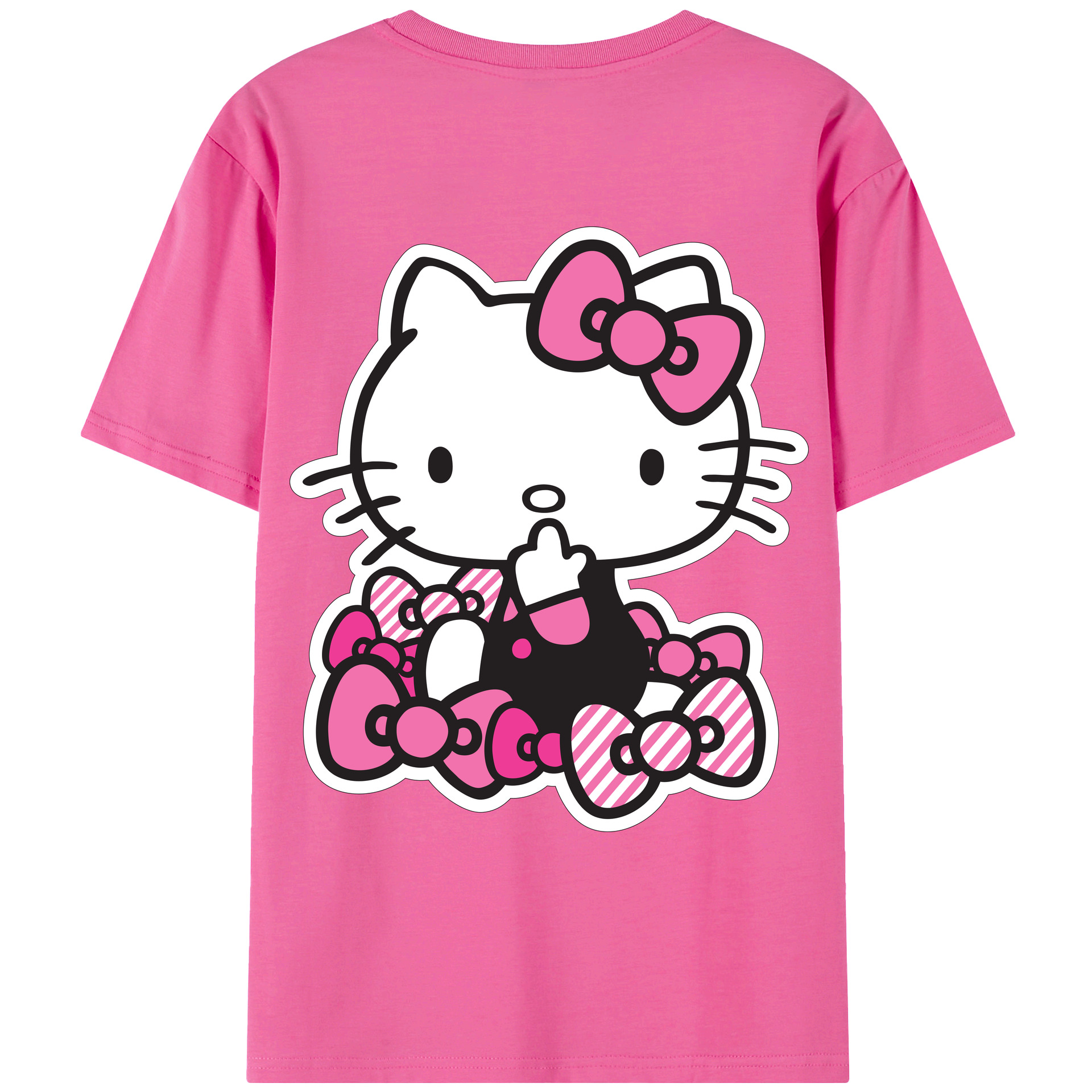 （画像用） Hello Kitty ハローキティ レディース半袖Tシャツ(バックプリント)